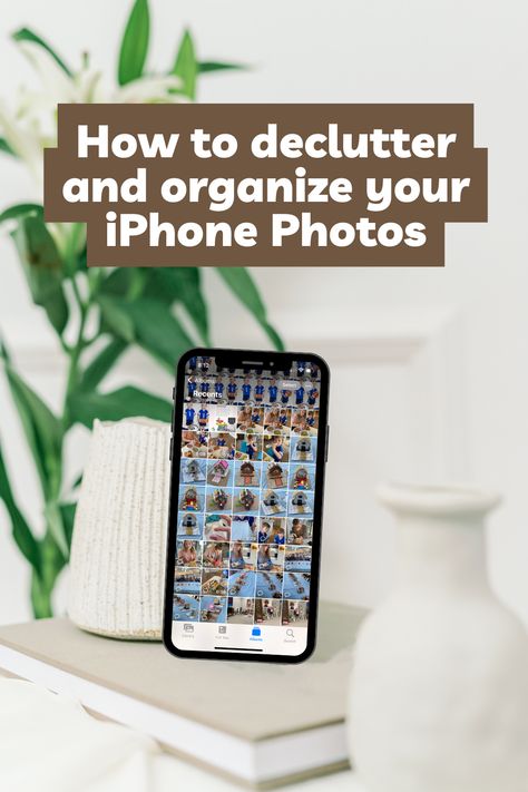 Organizing Iphone Photos, How To Organize Electronics, How To Take Better Pics With Iphone, Organizing Photos On Iphone, Organize Photos On Iphone, Organising Photos, Organizing Pictures, Digital Declutter, Photo Organization Storage