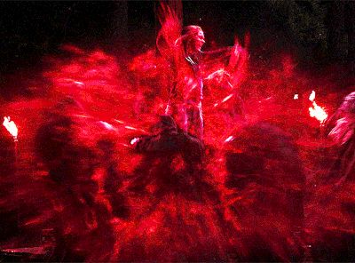 Scarlet Witch Powers Gif, Red Powers Aesthetic, Scarlett Witch Powers, Scarlet Witch Gif, Wanda Maximoff Gif, Wanda Powers, Erik Lensherr, Most Powerful Avenger, Witch Gif