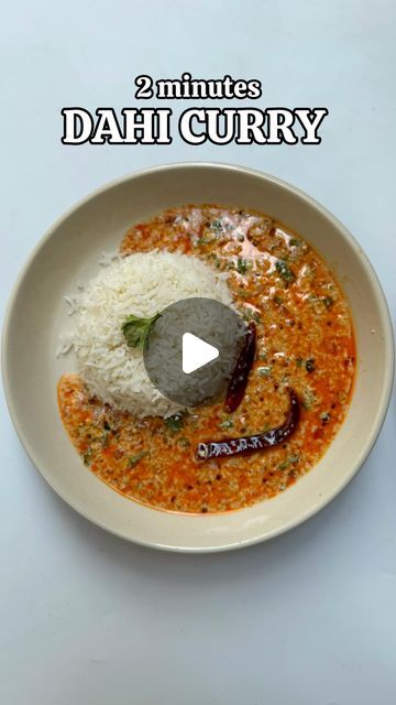 Aarushi Mittal on Instagram: "2 MINUTES DAHI CURRY 🍲🥘

This is so comforting and paired well with hot  steam rice or chapati and I really have no words how it feels after eating 😍🌿

Such a perfect 2 minute recipe when you don’t feel like spending hours in a kitchen to cook a proper meal for yourself, and this also keeps your gut cool 👌🏻 

🏷️ instant kadhi , Kathiyawadi dahi tikhari , Kadhi
Pakoda , nepali food ,Gujrati food , Gujarati recipes , nepali cuisine , nepali food , summer recipes , refreshments food , comfort food , traditional food , dahi tadka , local food , desi recipes , kadhi chawal" Dahi Tikhari Recipe, Dahi Tikhari, Nepali Cuisine, Dahi Tadka, Steam Rice, Food Comfort, Nepali Food, Desi Recipes, Food Traditional