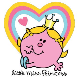 Mr. Men Little Miss - LM Princess Heart Little Miss Princess, Mister And Misses, Little Miss Characters, Mr Men Little Miss, Wonder Man, I Love My Hubby, Monsieur Madame, Betty Boop Cartoon, Cute App