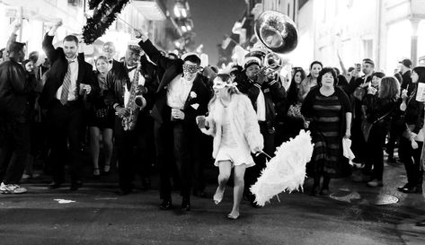 Step by Step guide to planning the second line Old New Borrowed Blue, Second Line Parade, Nola Wedding, Wedding Send Off, New Orleans French Quarter, The French Quarter, Second Line, New Orleans Wedding, French Quarter