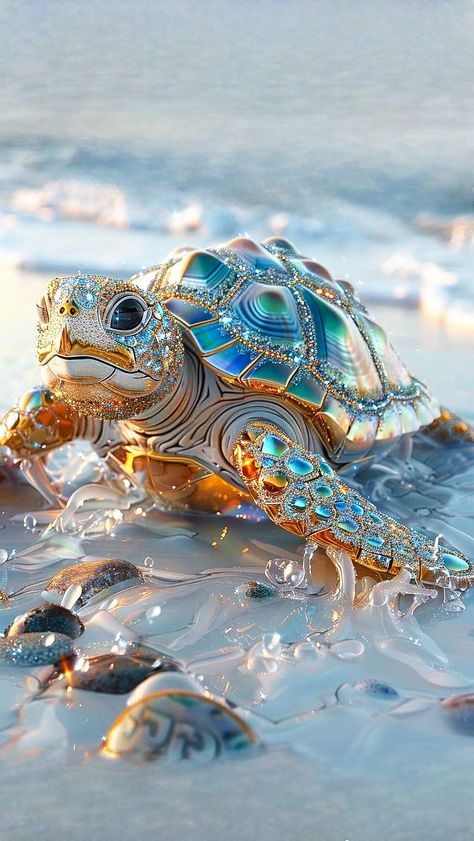 Turtle Aesthetic, Sea Turtle Wallpaper, Ocean Creatures Art, Turtle Wallpaper, Lucky Wallpaper, Floral Wallpaper Phone, Fish Wallpaper, Photo Art Gallery, Phone Wallpaper Images