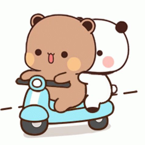 Tkthao219 Bubududu Sticker - Tkthao219 Bubududu Panda - Discover & Share GIFs Chibi Cat, Cute Bear Drawings, Cute Panda Wallpaper, Gif Lucu, Cute Cartoon Images, Cute Cartoon Pictures, Cute Love Cartoons, Cute Cat Gif, Cartoon Gifs