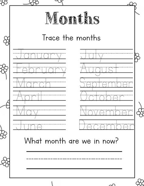 Free printable worksheets for kids, preschool, kindergarten, and first-grader levels May Worksheets Free Printable, Homework Sheets For Kindergarten, English Worksheets For Preschoolers, Prek 3 Worksheets Free Printables, Kindergarten Worksheets Free Printables Morning Work, Month Worksheet Kindergarten, Months Worksheet Kindergarten, Learning Worksheets For Kindergarten, Morning Menu Homeschool 2nd Grade