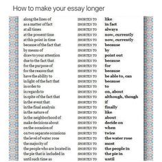 Life hacks, how to make your essay longer, longer phrases for essays. Tatabahasa Inggeris, Essay Tips, Myself Essay, Essay Writing Tips, College Essay, Writers Write, English Writing, Writing Words, Academic Writing