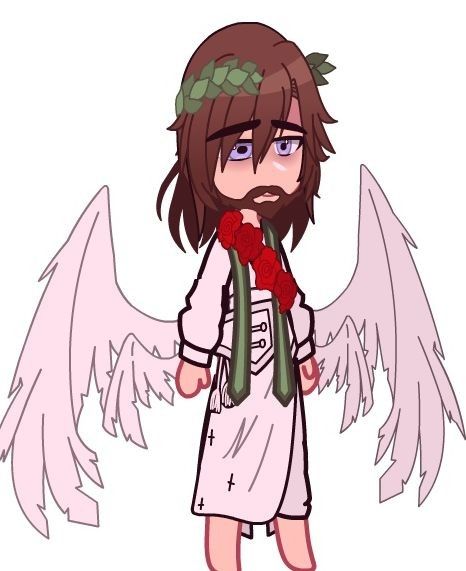 Gacha Club Hero Outfit, Gacha Club Angel Oc, Gacha Characters Ideas, Angel Gacha Club Outfits, Gacha Angel Outfit, Gacha Character Ideas, Jesus Anime, Cartoon Art Styles Inspiration, Angel Oc