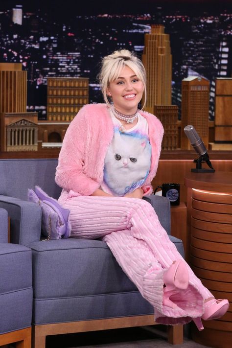 Miley Cyrus's 25 Wildest Outfits of All Time | Glamour Miley Cyrus Outfit, Miley Cyrus Hair, Miley Stewart, Miley Cyrus Style, Wild Outfits, Noah Cyrus, The Tonight Show, Evolution Of Fashion, Liam Hemsworth