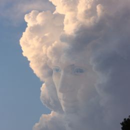 Cloud dreaming picture, by CMYK46 for: cup face photoshop contest - Pxleyes.com Angry Face, Photoshop Pics, Cloud Art, Painting People, Imaginary Friend, The Cup, Ap Art, Aesthetic Photography Nature, Sky Art