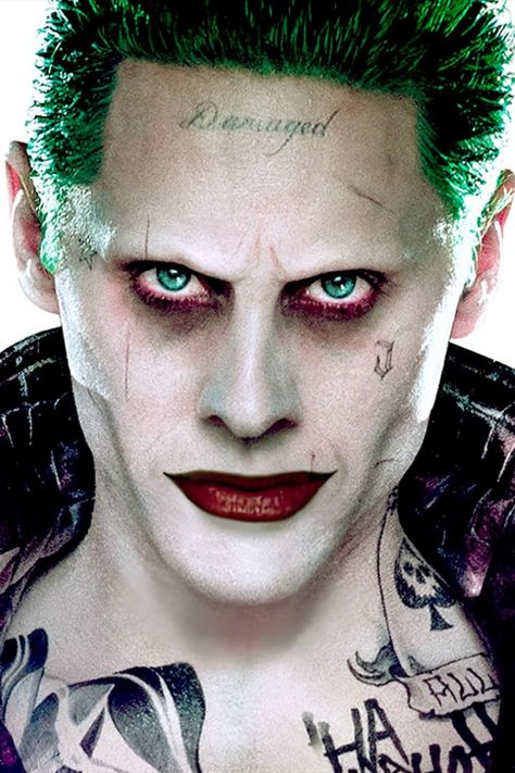 Jared Leto Joker Makeup, Hallowen Schminke, Joker Halloween Makeup, Joker Face Tattoo, Jared Leto Joker, Harley Quinn Makeup, Leto Joker, Joker Halloween, Joker Makeup