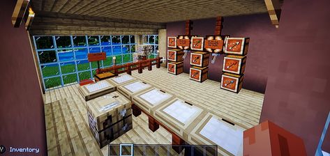 Minecraft Fletcher Shop, Minecraft Fletcher, Minecraft Arrow, Shop Minecraft, Minecraft Room, Minecraft Architecture, Minecraft Designs, Minecraft, Interior Design