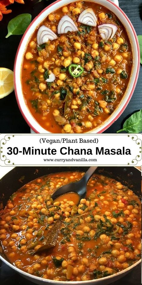 Healthy Chana Masala, Indian Chickpea Recipes Chana Masala, Easy Chana Masala, Easy Indian Recipes Vegetarian, Indian Food Recipes Authentic, Veggie Indian Recipes, Chana Masala Recipe Easy, Veg Indian Recipes, Indian Food Recipes Easy