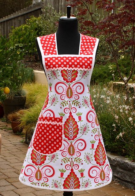 Retro Apron Patterns, Vintage Apron Pattern, Apron Pattern Free, Pretty Apron, Diy Apron, Apron Sewing Pattern, Retro Apron, An Apron, Cute Aprons