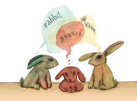 Rabbit Trio from Lisa Firke... Three Rabbits, Freshman English, Peter The Rabbit, Trio Art, First Of The Month, Art Happiness, Rabbit Rabbit Rabbit, Bunny Stuff, Make Life Better