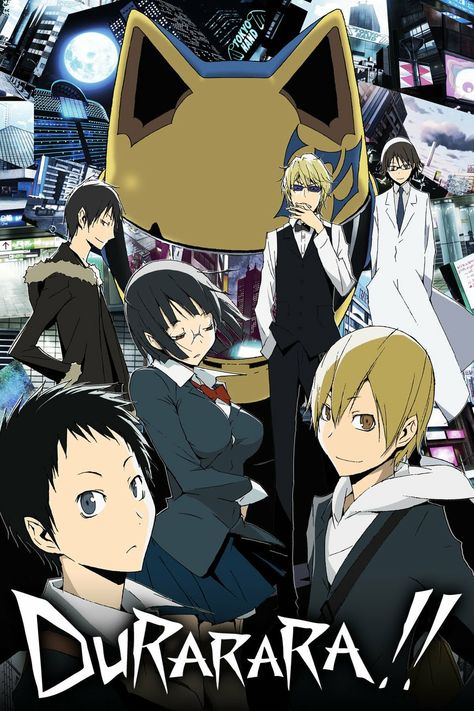 Durarara Poster, Durarara Wallpaper, Anime Recommend, Durarara!!, Planet Pictures, Black Rider, Yoyogi Park, Anime List, Indie Films