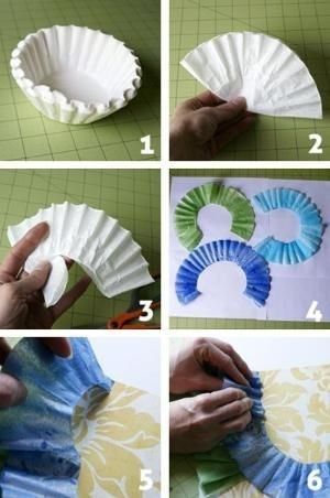 Paper Ruffles, Scrapbooking Mini Album, Sunrise Hike, Quick Wedding, Creating Keepsakes, Coffee Filter Crafts, Coffee Filter Flowers, Making Flowers, Scrapbook Stuff