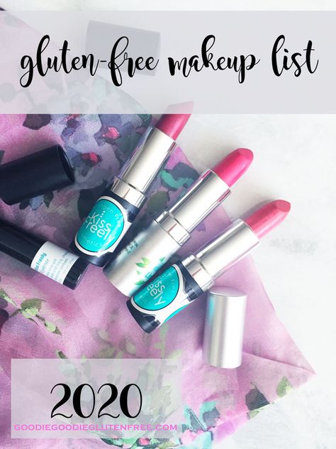 Gluten-Free Makeup List 2020 Gluten Free Lipstick, Gluten Free Makeup, Makeup List, Best Makeup Tips, Juice Beauty, Holistic Beauty, Free Tips, Cuticle Oil, Online Makeup