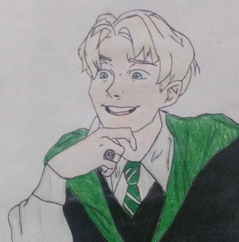 How To Draw Draco Malfoy Step By Step, Draco Malfoy Sketch Easy, Draco Malfoy Drawing Pencil Easy, Draco Malfoy Sketch, Slytherin Art, Face Doodles, Art Muse, Harry Potter Drawings, Creative Drawing Prompts