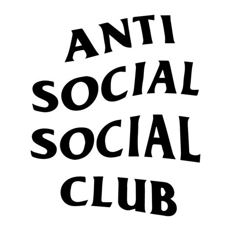 Free download Anti-Social Social Club logo Social Club Logo, Love One Another Quotes, Luxe Logo, Logo Creator, Black And White Photo Wall, Black And White Picture Wall, Teacher Signs, Anti Social Social Club, Club Logo