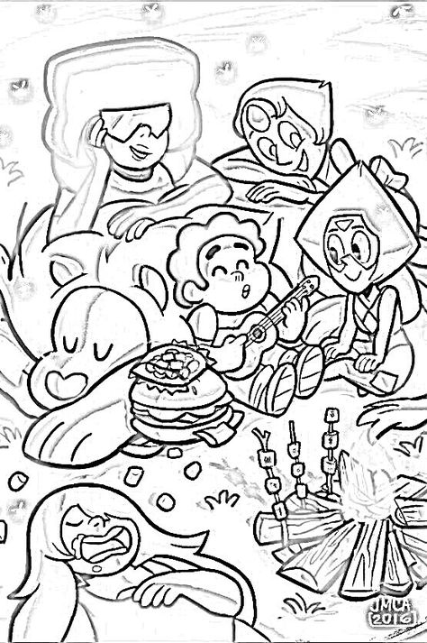 Steven Universe Coloring Pages, Universe Drawing, Invader Zim Characters, Steven Universe Drawing, Calming Activities, Coloring Book Art, Cute Coloring Pages, Crystal Gems, Colouring Pages