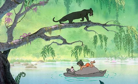 Jungle Book Movie, Jungle Book Characters, Jungle Book Disney, Disney Paintings, The Jungle Book, Rudyard Kipling, Disney Music, Disney Favorites, Old Disney