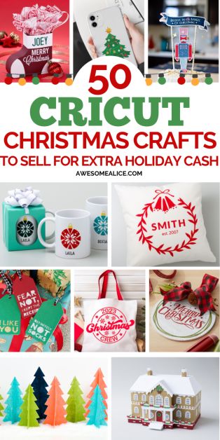 Discover 50 easy DIY Christmas Cricut crafts to sell for profit! From festive vinyl projects to handmade holiday decorations, these ideas are perfect for anyone looking to turn their crafting passion into a profitable venture. Start creating and selling your own Christmas Cricut crafts today! #ChristmasCricutCraftsToSell #VinylProjects #EasyDIY Diy Christmas Cricut, Christmas Cricut Crafts, Cricut Christmas Crafts, Cricut Crafts To Sell, Christmas Crafts To Make And Sell, Cricut Projects Easy, Diy Gifts To Sell, Cricut Christmas Ideas, Christmas Cricut