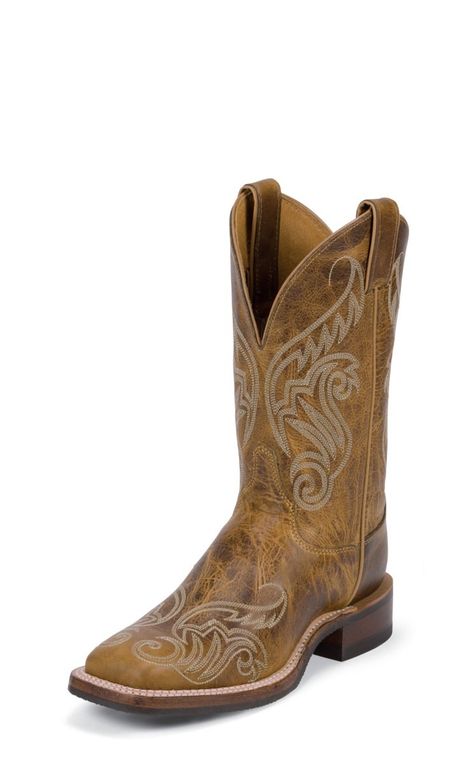 PRICES MAY VARY. J-Flex OutSole J-Flex Comfort System Memory foam midsole Justin Ladies Bent Rail Damiana Boots Featuring outstanding quality, this pair of Justin Cowboy Boots are made to last! The cobre metallic cow top is fancy and fun, while the J-Flex comfort system ensures your feet remains comfortable and offers a snug fit. The Bent Rail design and features make the boot even greater and more versatile. Made in the USA, Bent Rail Collection features the most current styling in the western Cowgirl Boots Square Toe, Western Riding Boots, Cowgirl Boots Square Toed, Justin Cowboy Boots, Justin Boots Womens, Cowboy Shoes, Everyday Boots, Shoe Stretcher, Boot Companies