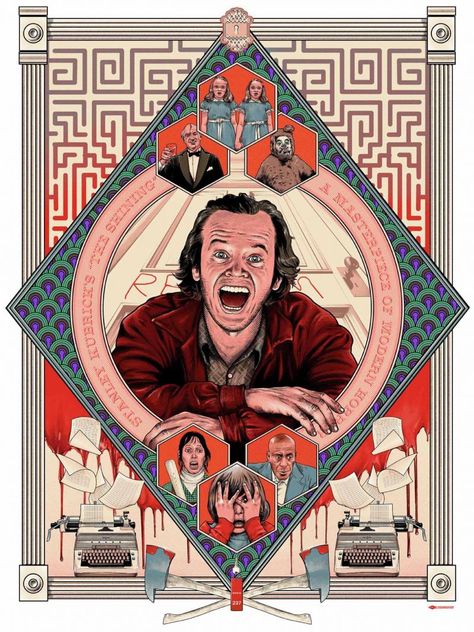 The Shining (1980) [800 x 1067] The Shining Art, The Shining Jack, The Shining 1980, Jack Torrance, The Shining, Monday Motivation, Limited Edition, Vinyl