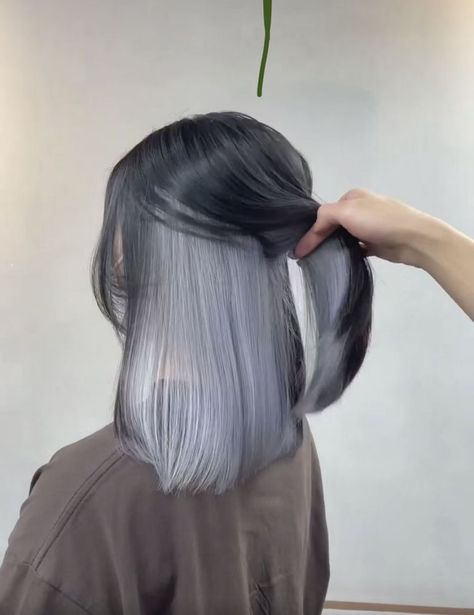 Underdye Hair, Hidden Hair Color, Underlights Hair, Korean Hair Color, Hair Color Underneath, Peekaboo Hair, Hair Color Streaks, Hair Streaks, Dyed Hair Inspiration