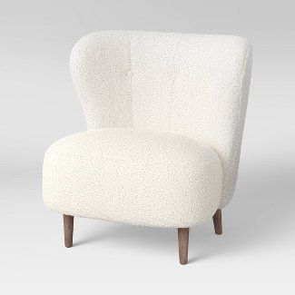 Chairs : Living Room Chairs : Target Accent Chairs Target, Modern Wingback Chair, Sherpa Chair, Reading Nook Chair, Modern Wingback Chairs, Chair White, Wood Arm Chair, Seat Design, Shop Chair