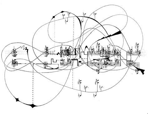 john cage Graphic Score, Poesia Visual, Music Visualization, Musical Composition, John Cage, Experimental Music, Sound Art, Musical Art, Pencil And Paper