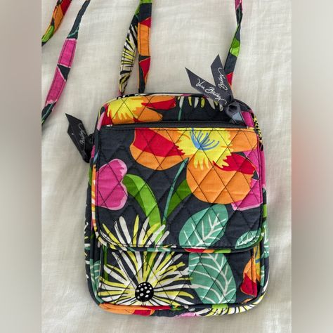 Vera Bradley Crossbody Purse Brand New Condition. Fabric With Fabric Strap And Zippered Compartments. Such A Fun Pattern! Ships Quickly From A Non Smoking Home. Purse Brands, Fabric Strap, Vera Bradley Bags, Crossbody Purse, Cool Patterns, Pink Grey, Vera Bradley, Purses Crossbody, Tote Bags