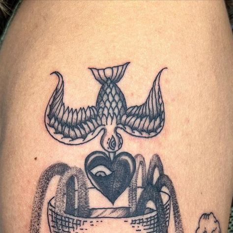 Ace Of Cups Tattoo, Ace Of Cups, Etching Tattoo, Melbourne Tattoo, Cup Tattoo, Antique Illustration, S Tattoo, Blackwork Tattoo, Black Tattoos