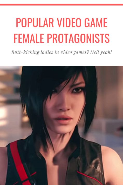 Butt-kicking ladies in video games? Hell yeah! Let's look at some of the most popular female protagonists and read more on their backstories! Video Game Female Characters, Video Game Characters Female, Video Game Character Names, Video Game Women, Female Video Game Characters, Aveline De Grandpre, Female Gamer, Emily Kaldwin, Games Characters