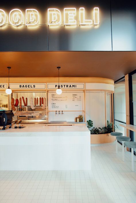 Dagwood Deli by Sans-Arc Studio | Eat Drink Design Awards Best Cafe Design, Bagel Store, Bakery Counter, Coffee Cafe Interior, Bakery Shop Interior, Best Cafe, Cafe Culture, Drink Design, Sandwich Bar