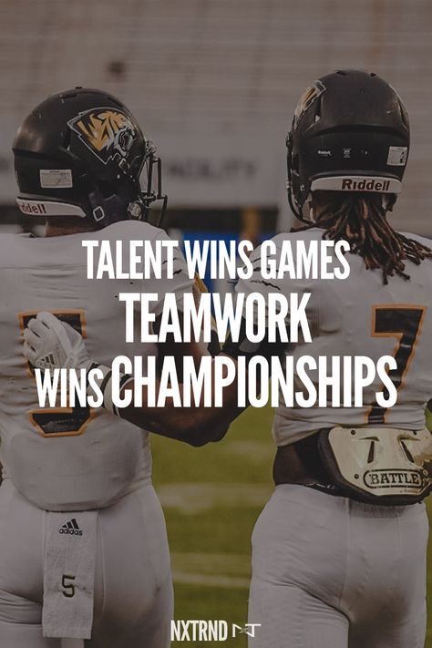 Talent wins games, but teamwork and intelligence wins championships #FootballQuotes #SportQuotes #Motivation #Inspiration #Football #Nxtrnd #Teamwork Nfl Motivation Wallpaper, Football Team Quotes Teamwork, American Football Quotes Motivational, Nxtrnd Quotes, Game Day Motivation, Championship Quotes, Football Inspiration Quotes, Football Motivation Quotes, Football Quotes Motivational