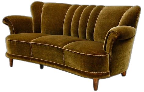 1940 Couch Sofas, 1940s Sofa, 1940s Living Room, 1940s Cars, Green Velvet Couch, 1940s Furniture, 1940s Decor, Curvy Sofa, Sala Vintage