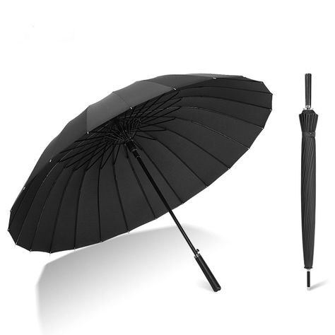 Big Umbrella, Long Umbrella, Umbrella Photo, Large Umbrella, Black Umbrella, Rain Protection, 3 People, Whole Body, Outdoor Woman