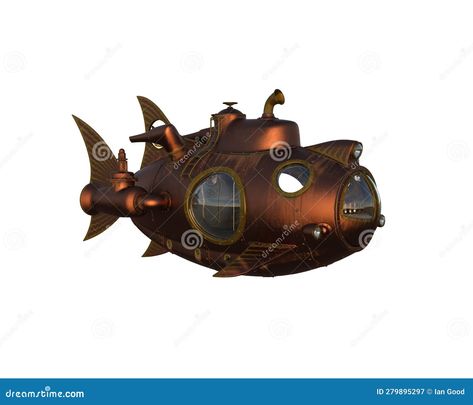 Submarine Steampunk, Fantasy Submarine, Steampunk Boat, Steampunk Background, Abstract Animal Art, Digital Alphabet, Industrial Steampunk, Retro Robot, Steampunk Style