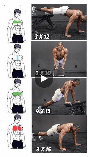 59K views · 54K reactions | Build Chest Muscle and Burn Fat with this push up variations🔥💪🏾 

📌No equipment needed (Home friendly)

Busy schedule or prefer working out at home? Give this no equipment chest variation a try. Thank me later😮‍💨💪🏾

👉For more workouts like this, try my app for Free (Link in bio @marvinachi )

Follow | Share | Save ✅

Gym: @ilekanathletics 

#chestday #chestworkout #fitness #workoutmotivation #shredded #workout #muscle #fatloss #losefat #gymworkouts #bodytransformation #fitnessmotivation #workoutmotivation #dumbbells #homworkout #dumbbellworkout #gymtime #fit #buildmuscle #explore #explorepage #fyp #fypシ #fypage #trending #trendingreels #trendingnow #viral #viralvideos | Marvin Achi | Antimir · If We Being Rëal (Slowed and Reverb) Push Up Variations, Shredded Workout, Bodyweight Workout Routine, Chest Workout At Home, Floor Work, Working Out At Home, Workout Muscle, Abs And Cardio Workout, Chest Muscles