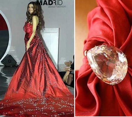 The diamond dress ! Most Expensive Dress, The Nightingale, Expensive Dresses, Diamond Dress, Top Five, Nightingale, Million Dollar, Pear Shaped Diamond, Kuala Lumpur