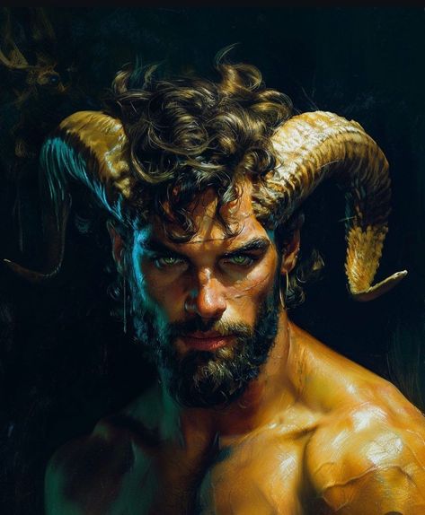 Faun Male Art, Satyr Art Male, Demon Art Male, Male Demon, Male Witch, Fine Art Portrait Photography, Dark Academia Decor, Dark Books, Book Artwork