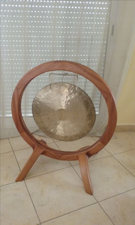 Mahogany Tibetan gong stand Dream Therapy, Gong Stand, Covet House, Sound Bath, Therapy Room, Gongs, Funky Furniture, Sound Healing, Clever Storage