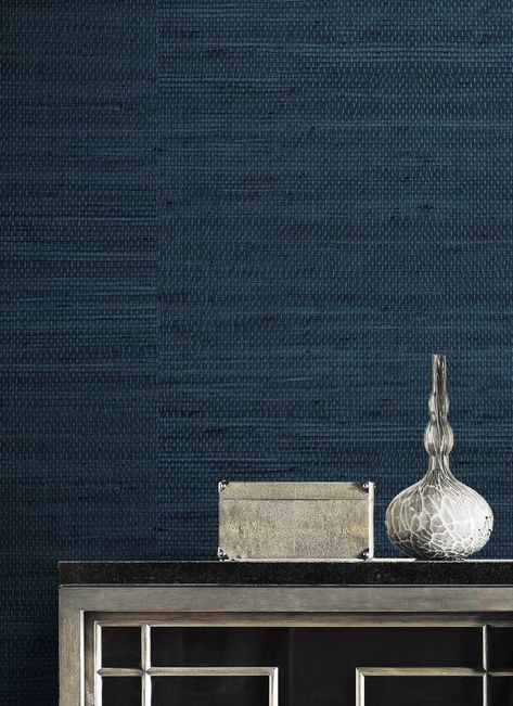 Cement Walls, Lillian August, Temporary Wallpaper, Wallpaper Rolls, Grasscloth Wallpaper, Blue Vinyl, Coastal Blue, Peel Stick Wallpaper, Beach Living