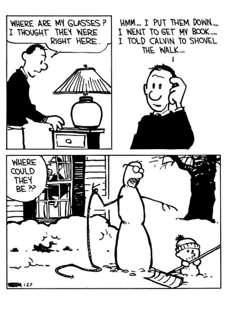 Calvin And Hobbes Snowmen, Calvin And Hobbes Humor, Best Calvin And Hobbes, Hobbes And Bacon, Calvin Und Hobbes, Calvin And Hobbes Quotes, Calvin And Hobbes Comics, Cleveland Rocks, Time Of The Month