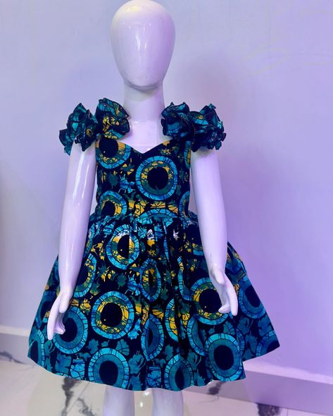 Beautiful from every angle 😍😍 N32,000 #ankarakids #kidsankara #kidsstyle #kidsfashion #childrensfashion #ballgown #balldress #portharcourt Kids Kitenge Dresses, Kids African Outfits Girls Ankara, Girls Ankara Dresses, Children Gowns Dresses Ankara, Children Ankara Gown Styles, Kids Wear Girls Fashion, Ankara Dress For Kids, Children Ankara Gowns, Baby African Clothes