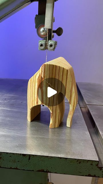 Pierre-Luc Gauthier on Instagram: "🐘 New Free Plan Available on: www.brikologik.com 🐘 #brikologik #bandsaw #bandsawproject #woodworking #travaildubois #sciearuban #woodenart #elephant #woodenanimals  @mkmorse.official  1/4 inch 6tpi.  Music Credit= Quo Vadis (Mtl) Qc.  Song= Dysgenics." How To Carve Wooden Animals, Wood Animal Patterns, Diy Wooden Toys Plans, Scrollsaw Projects, Bandsaw Projects, Scroll Saw Projects, Carved Wooden Animals, Wood Christmas Decorations, Elephant Home Decor