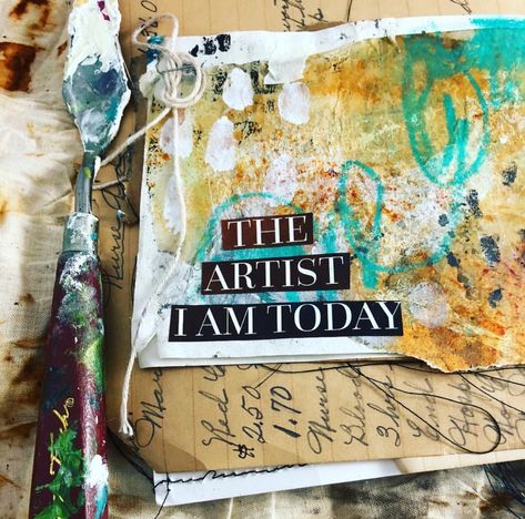 Tiffany Goff Smith Mixed Media Collage, Art Journaling, Art Journal, Mixed Media, Novelty Sign, Collage, Media, Art