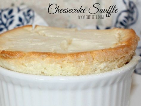 ~Cheesecake Souffle! Cheesecake Souffle, Leftover Cheesecake, Delish Cakes, Souffle Recipes, Cheesecake Mousse, Cheesecake Filling, Mini Desserts, Dessert Recipes Easy, What Happened