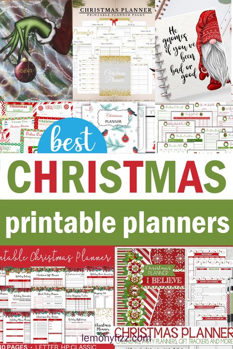 Christmas Planning Printables Free, Christmas Planner Printables Free, Holiday Planning Printables, Planning Printables Free, Christmas Planning Printables, Christmas Planner Printables, Printable Christmas Planner, Organize Life, Gift Tracker