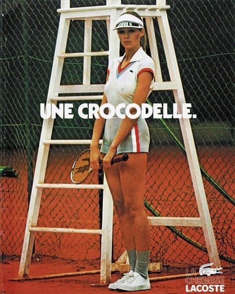 Tennis Fashion Editorial, Mode Tennis, Lacoste Tennis, 90s Sport, Sports Fashion Editorial, Tennis Photography, Tennis Aesthetic, Tennis Apparel, 90s Sports